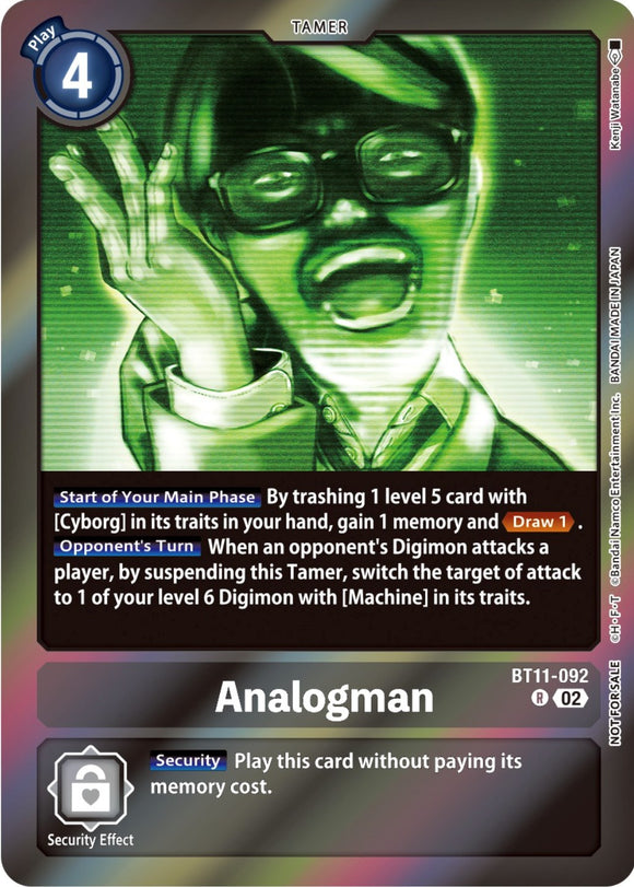 Analogman [BT11-092] (Paquete de evento 5) [Promociones de la fase dimensional] 