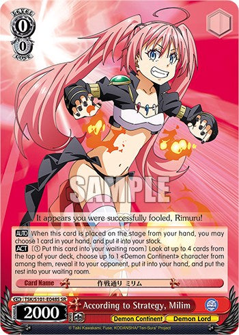 Según Strategy, Milim [Esa vez que me reencarné en un Slime Vol.3] 