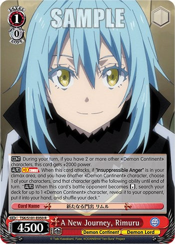 Un nuevo viaje, Rimuru [Aquella vez que me reencarné en un slime, vol. 3] 