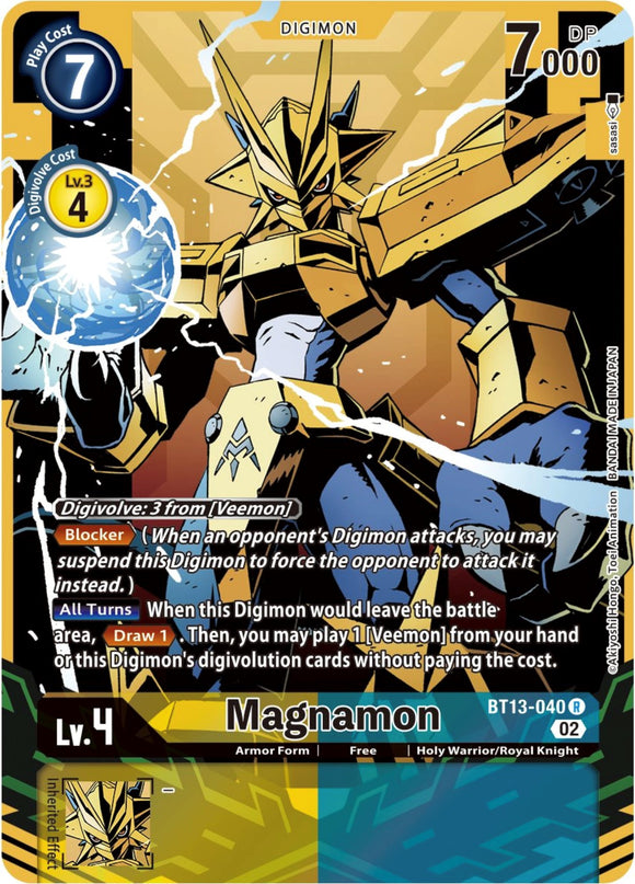 Magnamon [BT13-040] (Arte alternativo) [Refuerzo de Versus Royal Knights] 