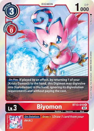 Biyomon [BT13-010] [Refuerzo de Versus Royal Knights] 