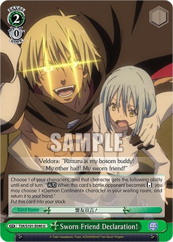 ¡Declaración de amistad jurada! [Aquella vez que me reencarné en un slime, vol. 3] 