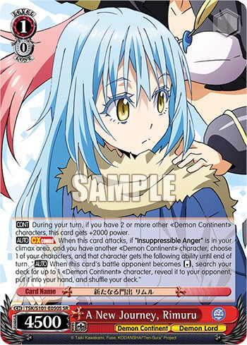 Un nuevo viaje, Rimuru [Aquella vez que me reencarné en un slime, vol. 3] 