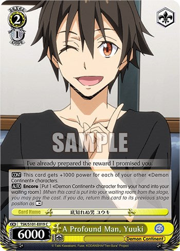 Un hombre profundo, Yuuki [Esa vez que me reencarné en un slime vol. 3] 