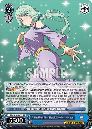 Un latido que indica libertad, Mjurran [Esa vez que me reencarné en un slime, vol. 3] 