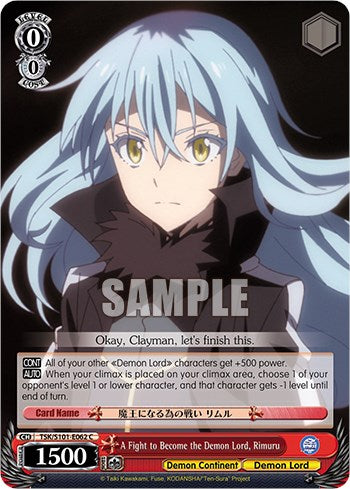 Una lucha para convertirse en el Señor Demonio, Rimuru [Esa vez que me reencarné en un Slime Vol.3] 