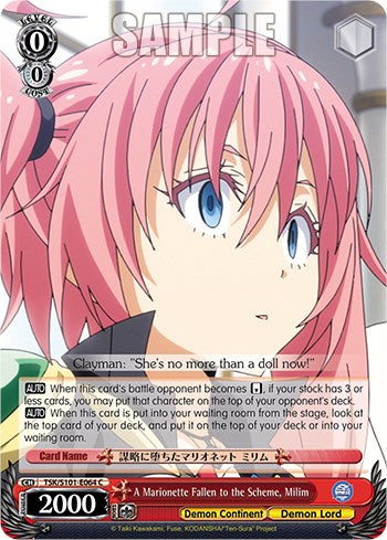 Una marioneta que cayó en la trampa, Milim [Esa vez que me reencarné en un slime, vol. 3] 
