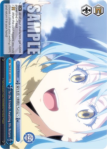 A los amigos que esperan su regreso [Aquella vez que me reencarné en un slime, vol. 3] 