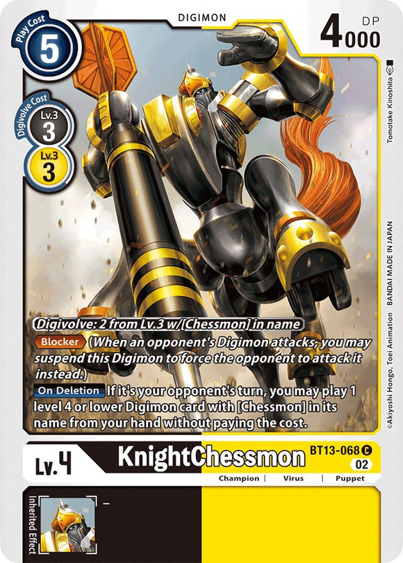 KnightChessmon [BT13-068] [Refuerzo de Versus Royal Knights] 