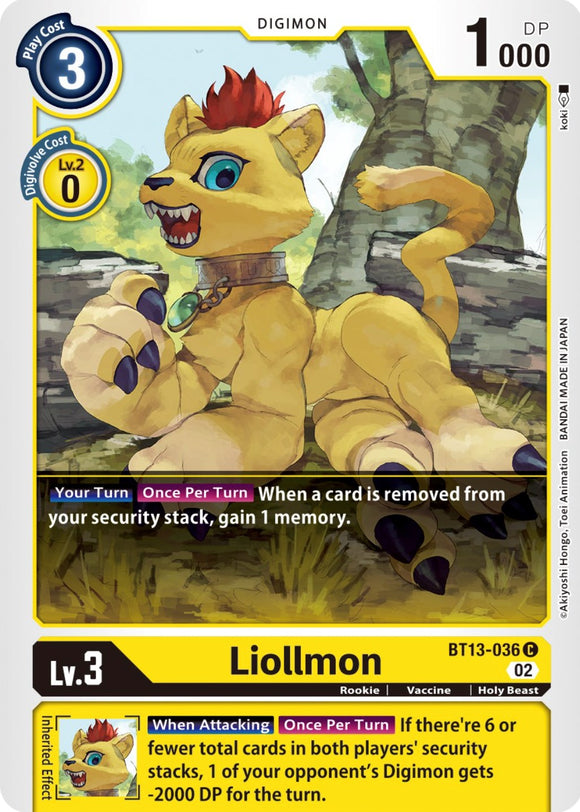 Liollmon [BT13-036] [Refuerzo de Versus Caballeros Reales] 