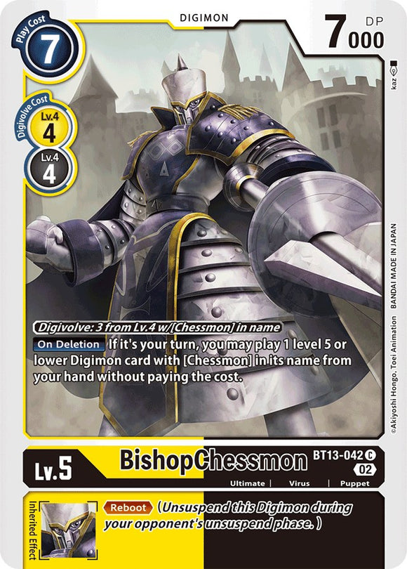BishopChessmon [BT13-042] [Refuerzo de Versus Royal Knights] 
