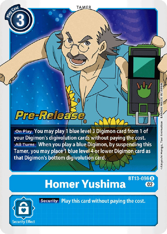 Homer Yushima [BT13-096] [Tarjetas de prelanzamiento de Versus Royal Knights] 
