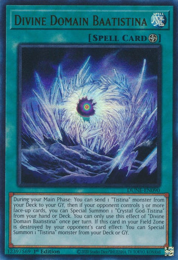 Dominio Divino Baatistina [DUNE-EN090] Ultra Raro 