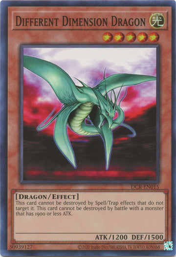 Dragón de otra dimensión (25.º aniversario) [DCR-EN015] Súper raro 