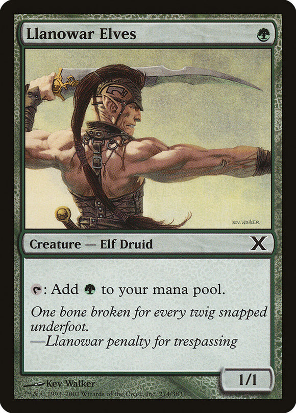 Elfos de Llanowar [Décima edición] 