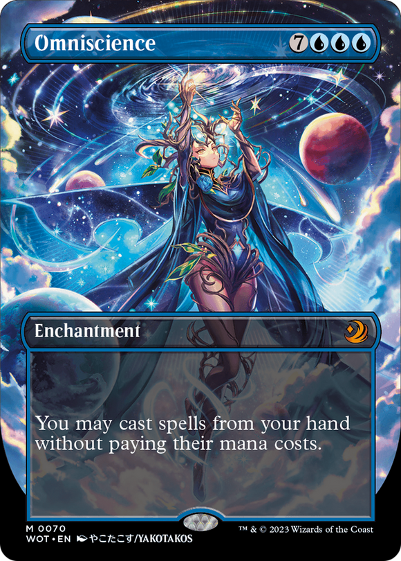 Omnisciencia (Anime Borderless) [Wilds of Eldraine: Enchanting Tales] 