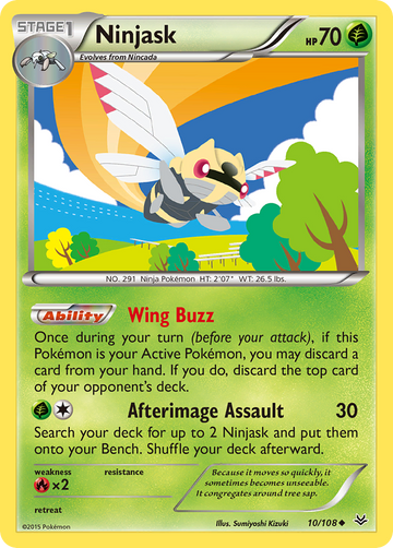 Ninjask (10/108) [XY: Cielos rugientes] 