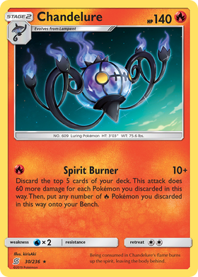 Chandelure (30/236) [Sol y Luna: Mentes Unificadas] 