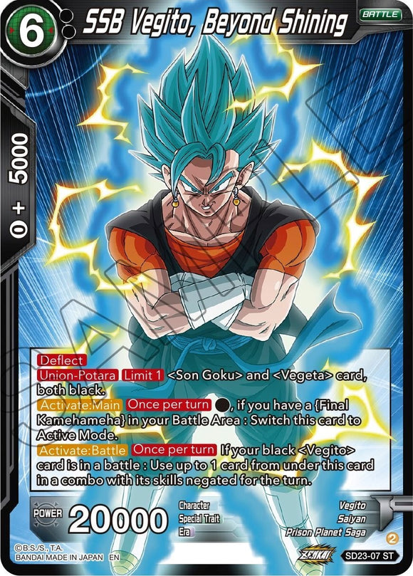 SSB Vegito, Más allá del resplandor (SD23-07) [Golpe crítico] 