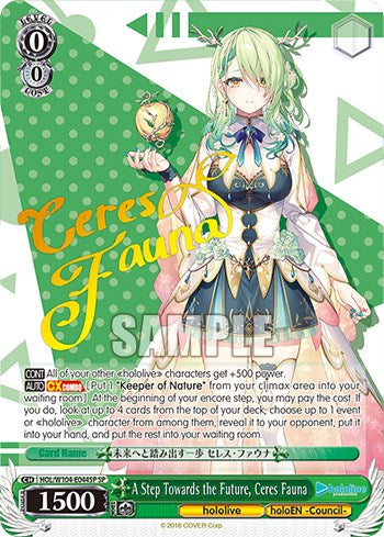 Un paso hacia el futuro, Ceres Fauna [producción hololive Vol. 2] 
