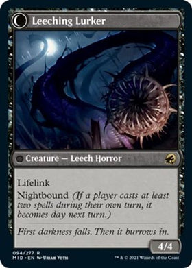 Curse of Leeches // Leeching Lurker [Innistrad: Midnight Hunt] - 0