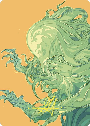 Tarjeta de arte de Omnath, Locus of Mana (firma estampada en dorado) [Serie de arte de Commander Masters] 
