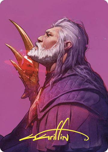 Tarjeta de arte de Urza, Gran Artífice (firma estampada en oro) [Serie de arte de Commander Masters] 