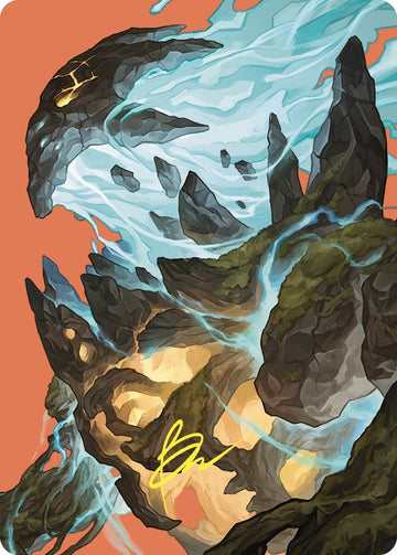 Tarjeta de arte de El vagabundo de la vorágine (firma estampada en dorado) [Serie de arte de Commander Masters] 