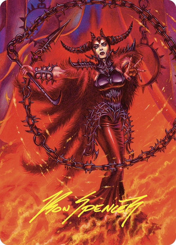 Tarjeta de arte de Deadly Rollick (firma estampada en dorado) [Serie de arte de Commander Masters] 