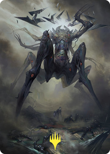 Tarjeta de arte It That Betrays (con sello dorado) [Serie de arte Commander Masters] 