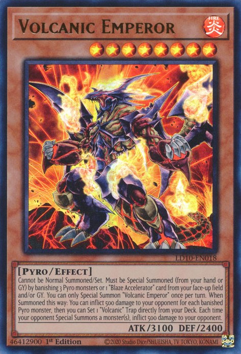Emperador volcánico [LD10-EN018] Ultra raro 