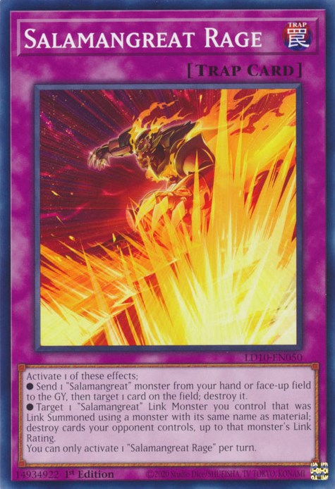 Salamangreat Rage [LD10-EN050] Común 