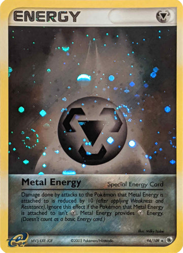 Energía metálica (94/109) (holograma cosmos) [EX: Rubí y Zafiro] 