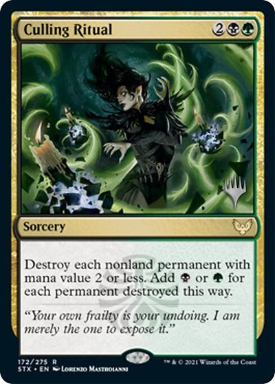 Ritual de sacrificio (paquete promocional) [Promociones de Strixhaven: School of Mages] 
