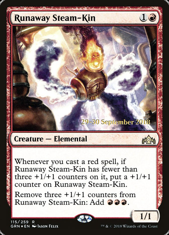 Runaway Steam-Kin [Promociones de prelanzamiento de Gremios de Rávnica] 