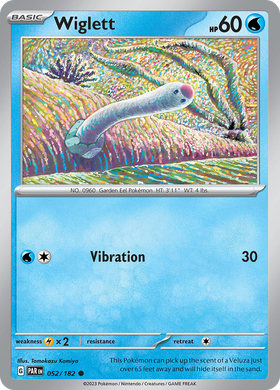 Wiglett (052/182) [Scarlet y Violet: La grieta de la paradoja] 