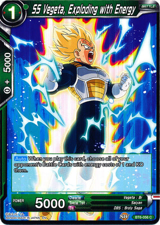 SS Vegeta, Explotando con Energía (BT6-056) [Reyes Destructores] 