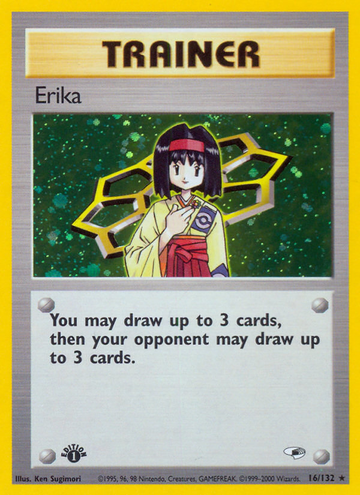 Erika (16/132) [Héroes del gimnasio 1.ª edición] 