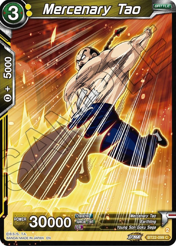 Mercenario Tao (BT22-099) [Golpe crítico] 