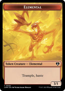 Elemental (0026) // Ogre Double-Sided Token [Commander Masters Tokens]-1