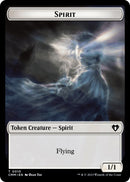Spirit (0010) // Elemental (0025) Double-Sided Token [Commander Masters Tokens]-1