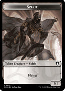 Spirit (0039) // Goblin Double-Sided Token [Commander Masters Tokens]-1