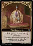 The Monarch // Spider Double-Sided Token [Commander Masters Tokens]-1
