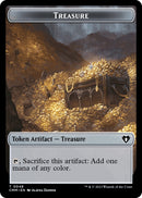 Treasure // Dragon Egg Double-Sided Token [Commander Masters Tokens]-1