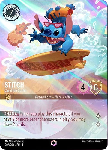 Stitch - Surfista despreocupado (Encantado) (206/204) [El primer capítulo] 