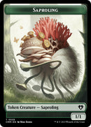 Saproling // Thrull Double-Sided Token [Commander Masters Tokens]-1