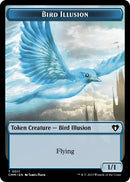 City's Blessing // Bird Illusion Double-Sided Token [Commander Masters Tokens]-1