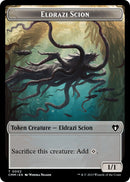 Eldrazi Scion // Dragon (0020) Double-Sided Token [Commander Masters Tokens]-1