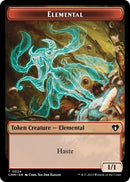 Elemental (0024) // Kor Soldier Double-Sided Token [Commander Masters Tokens]-1