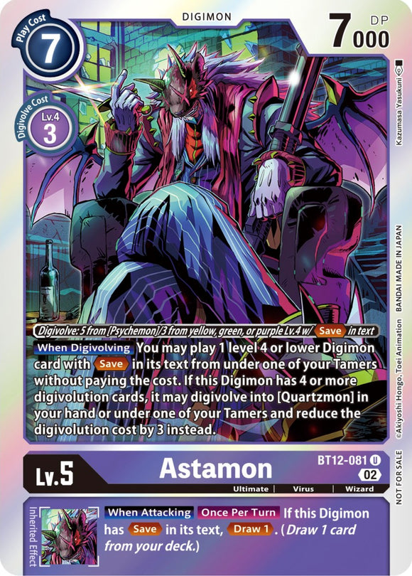 Astamon [BT12-081] (Adorno de caja) [A través del tiempo] 